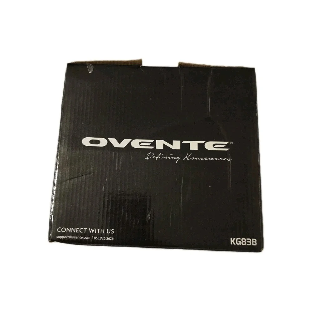 NIB Ovente 1.5L Electric‎ Glass Kettle Auto Shut-Off Boil-Dry Black KG83B